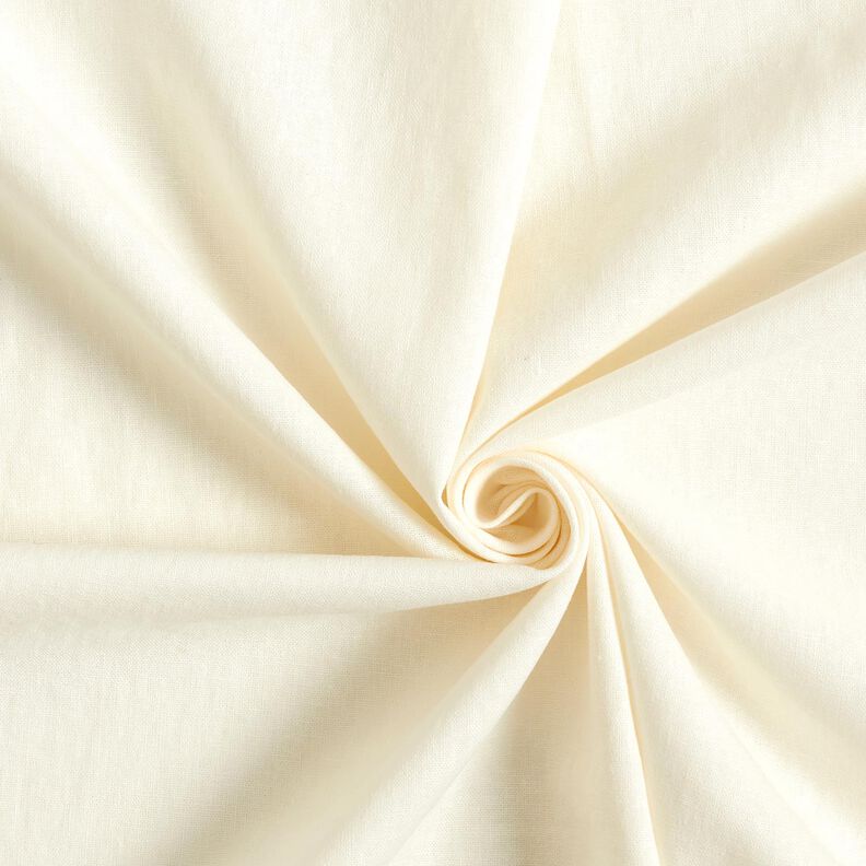 Mezcla de lino y algodón lavado – blanco lana,  image number 1