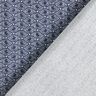 Tela de algodón rombos abstractos – azul marino,  thumbnail number 4