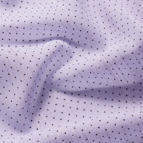Gasa con purpurina puntos y rayas – lila | Retazo 70cm, 