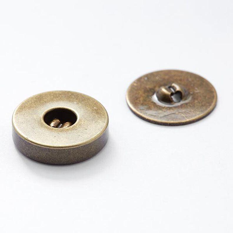Botón magnético [  Ø18 mm ] – or metallica antiguo,  image number 1