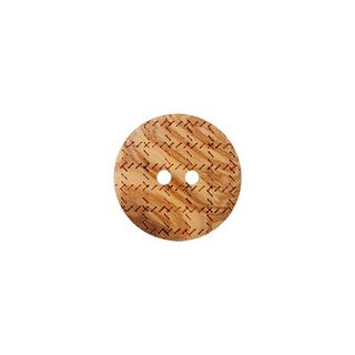 Botón de madera 2 agujeros  – beige, 