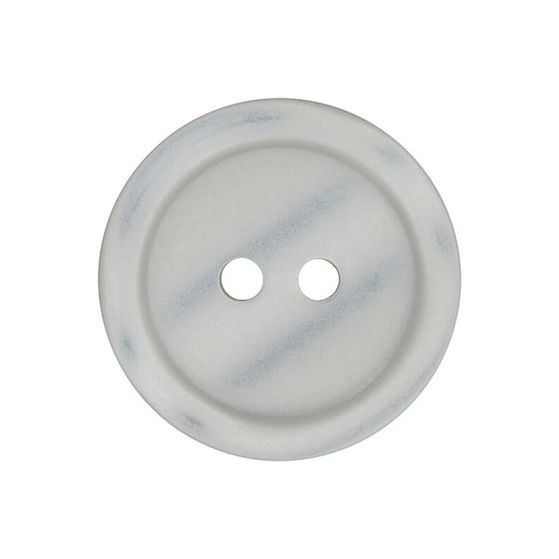 Botón de plástico de 2 agujeros Basic - gris claro,  image number 1