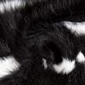 Piel sintética Rayas horizontales – negro/blanco lana,  thumbnail number 3