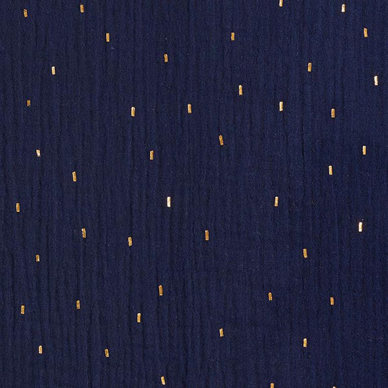 Muselina Estampado de lámina Rectángulo | by Poppy – azul marino,  image number 1