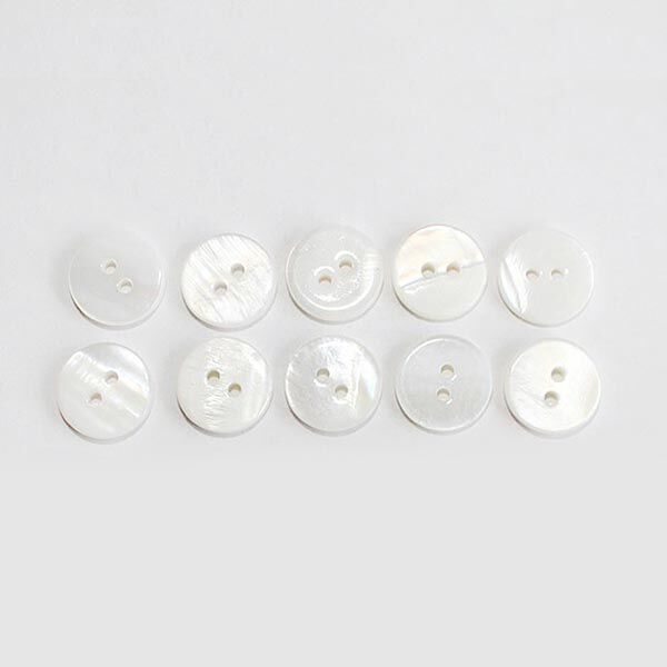 Blusas Botones Conjunto [ 10-piezas ] – blanco,  image number 2