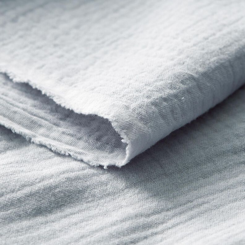 Muselina/doble arruga &ndash; azul claro,  image number 5