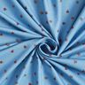 Tela de jersey de algodón Manzanas pequeñas – azul vaquero,  thumbnail number 3