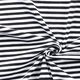 Tela de jersey de algodón Rayas delgadas – negro/blanco,  thumbnail number 3