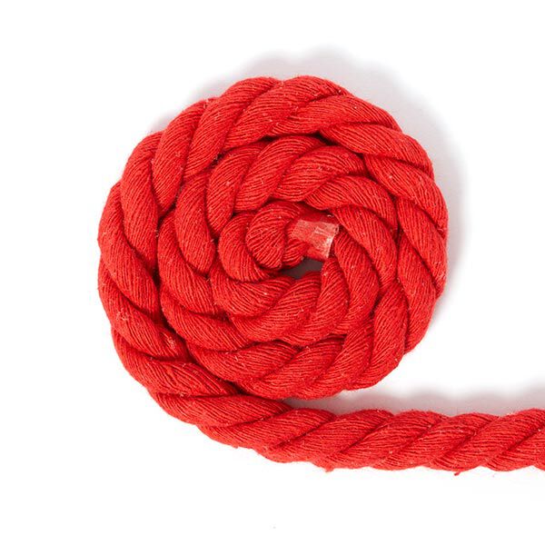 Cordón de algodón [Ø 14 mm] 11 - rojo,  image number 1