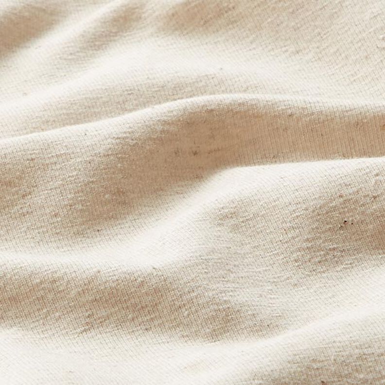Tela de jersey mezcla de lino y algodón Uni – naturaleza,  image number 2