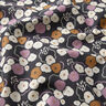 Tela de algodón Cretona Flores juguetonas – azul negro/violeta pastel,  thumbnail number 2