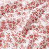 Popelina de algodón Mar de flores – rojo/blanco,  thumbnail number 2