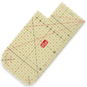 Regla de planchado [20 x 10 cm] | Prym – transparente, 