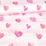 Tela de jersey de algodón Corazones | Glitzerpüppi – rosa oscuro/blanco,  thumbnail number 2