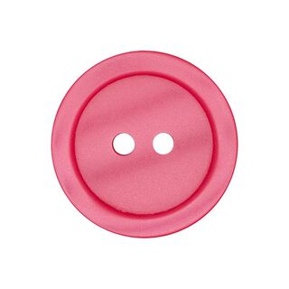 Botón de plástico de 2 agujeros Basic - Rosa, 