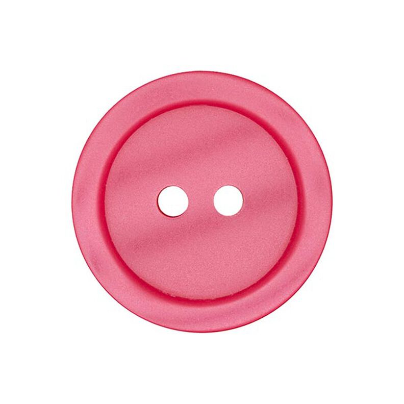 Botón de plástico de 2 agujeros Basic - Rosa,  image number 1
