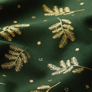 Tela de algodón popelina Abetos – verde pino, 