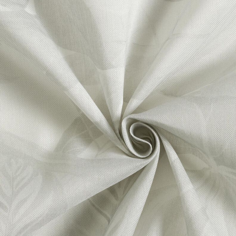 Exterior Tela para cortinas Hojas 315 cm  – gris plateado,  image number 4