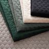 Tela de tapicería Terciopelo acolchado en diseño de panal – verde oscuro,  thumbnail number 4