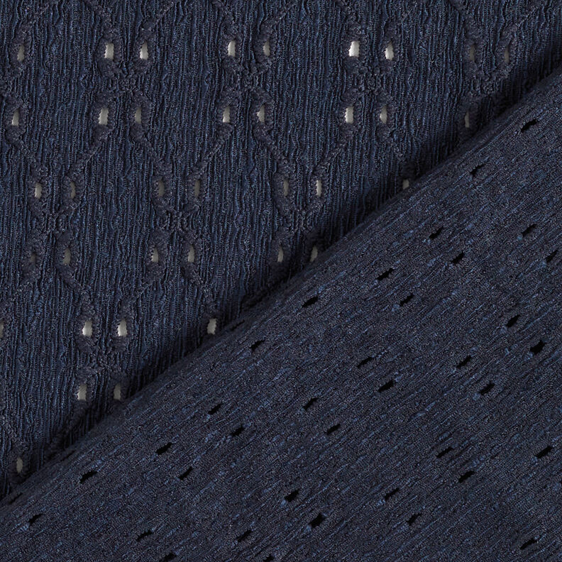 Jersey Krinkel bordado inglés – azul noche,  image number 4