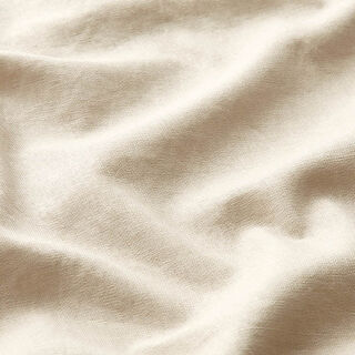Mezcla de lino y algodón Uni – beige, 
