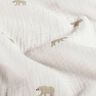 Muselina/doble arruga Oso polar – blanco,  thumbnail number 2