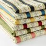 Tela de tapicería jacquard Rayas Biedermeier – crema/rojo,  thumbnail number 5