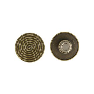 Soportes de persiana romana con cierre magnético [Ø 4,5cm] – oro vecchio metallica antiguo, 