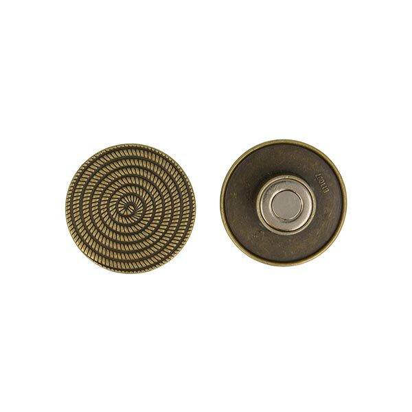 Soportes de persiana romana con cierre magnético [Ø 4,5cm] – oro vecchio metallica antiguo,  image number 1