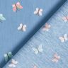 GOTS Popelina de algodón Mariposas – azul brillante,  thumbnail number 4