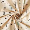 GOTS Tela de algodón Cretona Aves en el bosque – naturaleza/Eucalipto,  thumbnail number 3