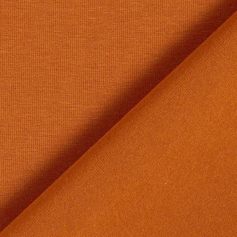 Tela de jersey de algodón Uni mediano – caramelo,  image number 5
