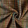 Mezcla de lana virgen bouclé a rayas de colores y lurex – marrón medio,  thumbnail number 5