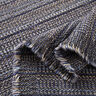 Tela de abrigo con hilo de brillo texturizado – azul noche/duna,  thumbnail number 3