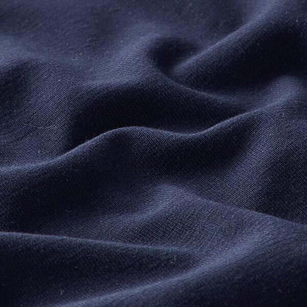 GOTS Tela de jersey de algodón | Tula – azul marino,  image number 2