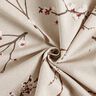 Tela decorativa Panama media Flor de cerezo japonés – naturaleza/borgoña,  thumbnail number 4