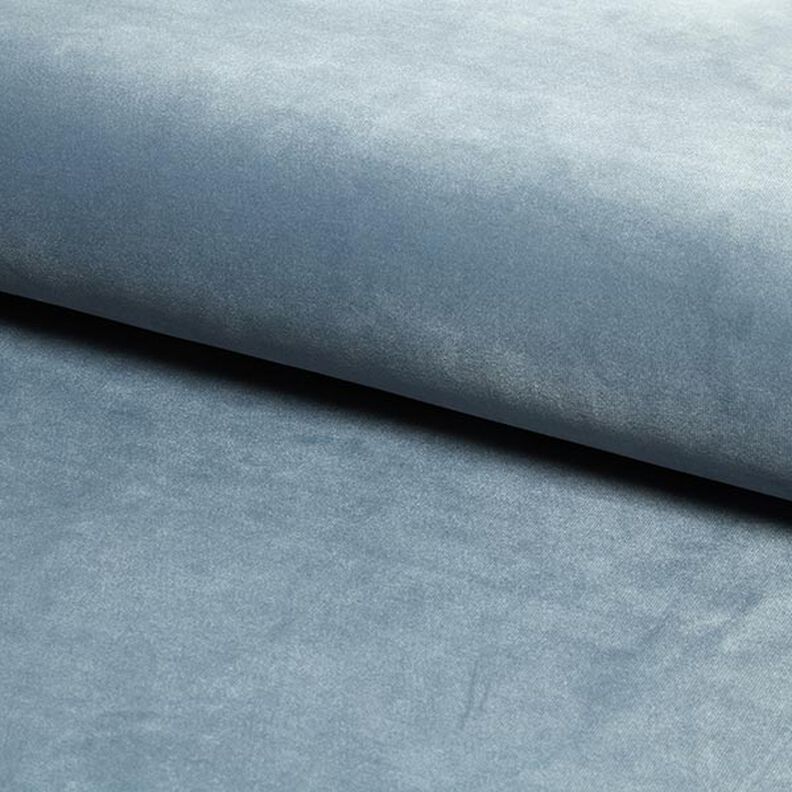 Tela de tapicería Terciopelo – azul claro,  image number 1