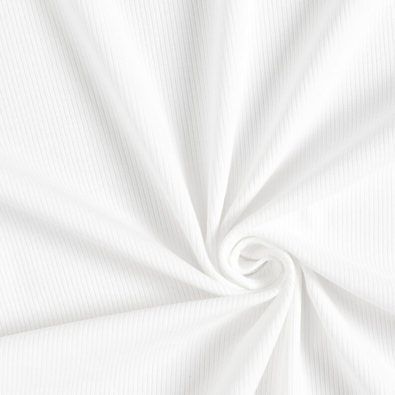 Jersey canelado Textura fina 2-1-1-1 – blanco,  image number 1