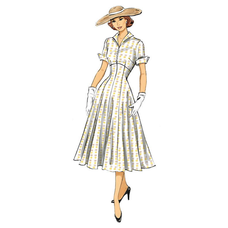 Vintage - Vestido 1952, Butterick 6018|32 - 40,  image number 7