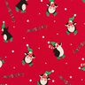 Panel Felpa francesa veraniega Pingüino en la nieve – rojo,  thumbnail number 7