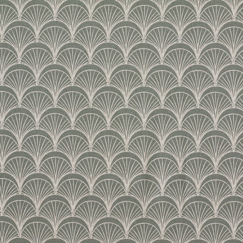 Tela decorativa Panama media Elegantes arcos en abanicos &ndash; naturaleza/ca&ntilde;a,  image number 1