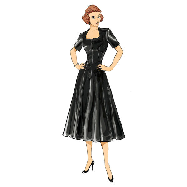 Vintage - Vestido 1952, Butterick 6018|40 - 48,  image number 5