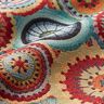 Tela decorativa Tapiz Círculos mandala – beige claro/rojo,  thumbnail number 2