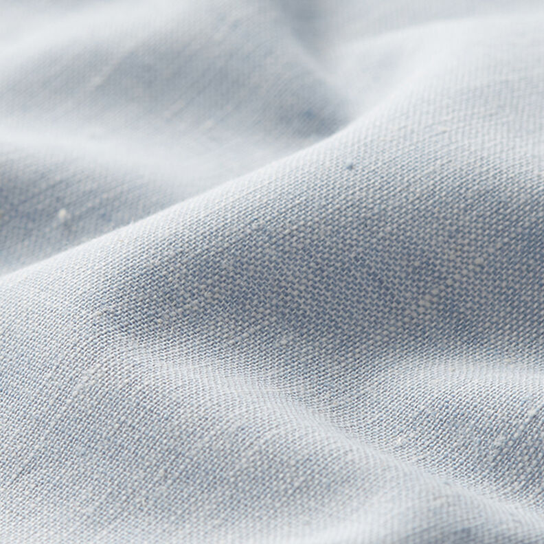 Lino y algodón Melange – azul claro,  image number 2