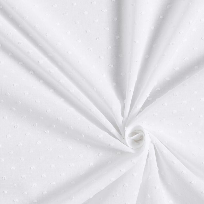 Batista de algodón Dobby – blanco,  image number 1