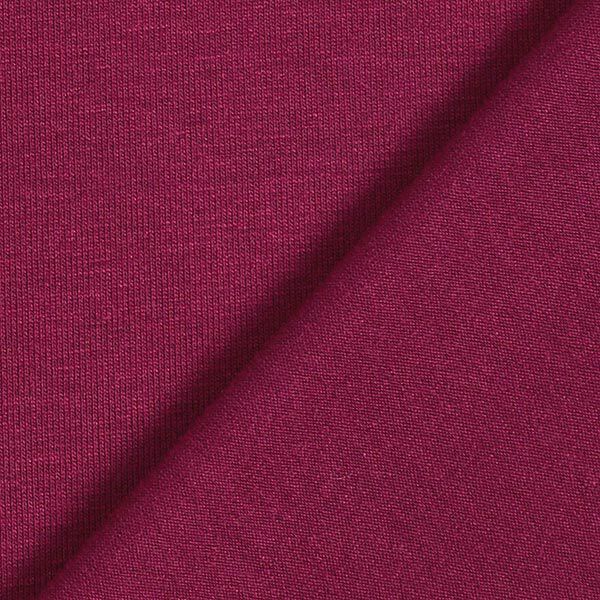 Tela de jersey de viscosa Ligera – burdeos – Muestra,  image number 3