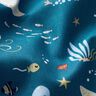 GOTS Popelina de algodón Mundo submarino – azul océano,  thumbnail number 2