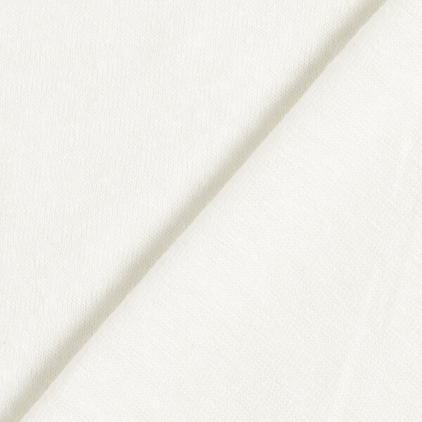 Punto fino mezcla de lino y viscosa – blanco lana,  image number 3