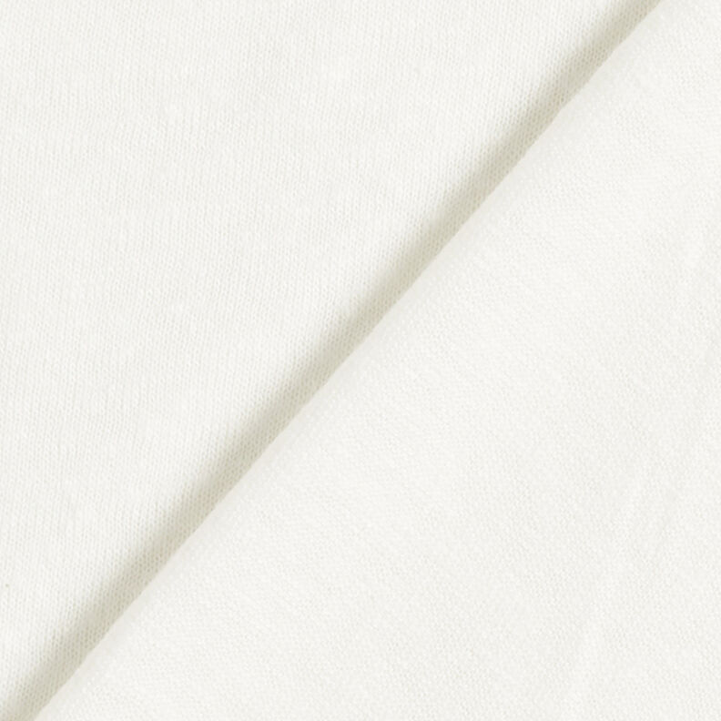 Punto fino mezcla de lino y viscosa – blanco lana,  image number 3