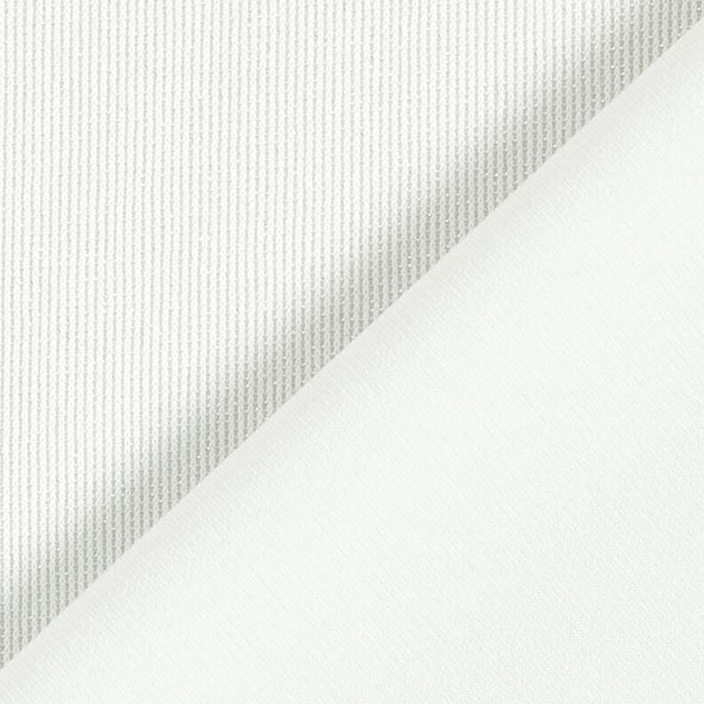 Tela jersey purpurina Uni – blanco,  image number 3